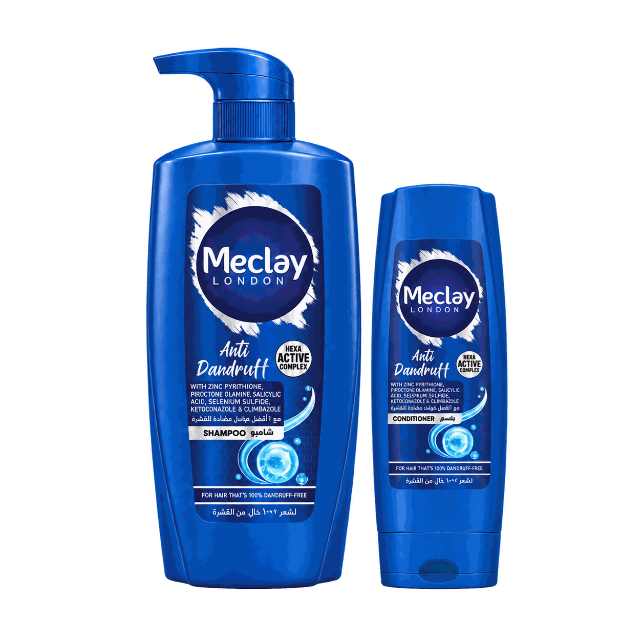 Meclay London Anti Dandruff Haircare Duo 660 ml + 180 ml