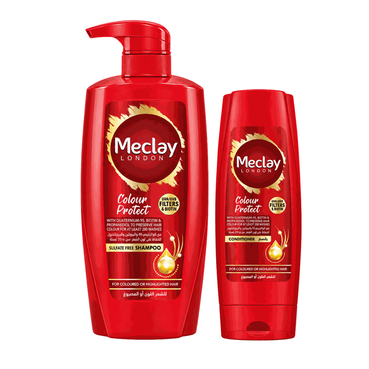 Meclay London Colour Protect Haircare Duo 660 ml + 180 ml